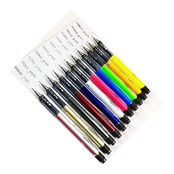 Tombow Pencil Mechanical Pencil Monograph 0.5 DPA-132B Black with MONO Eraser, Flex-Knock, Clip-Knock, and Rotating Eraser
