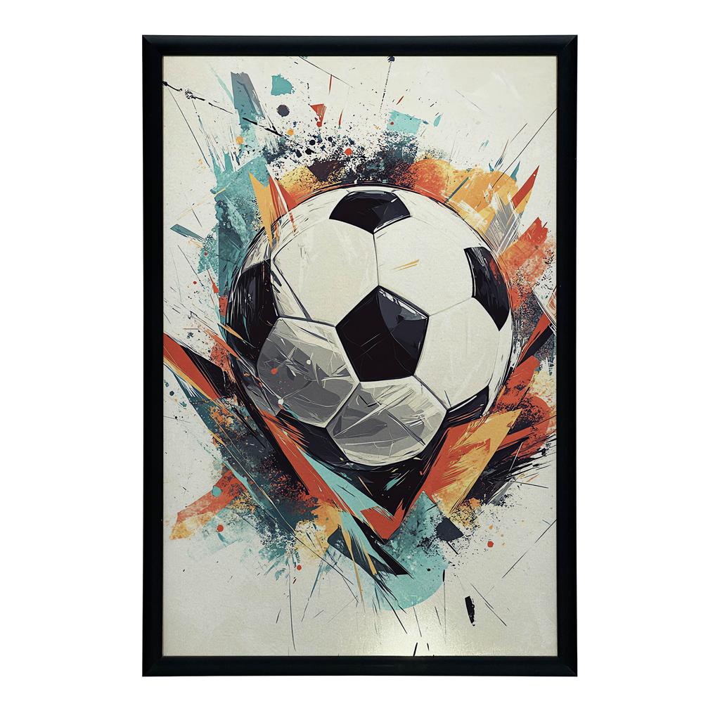 Plakat Piłkarska Energia Plakat Piłkarska Energia, 30X40 Cm, Bez Ramy, Płótno Premium Na Blejtramie