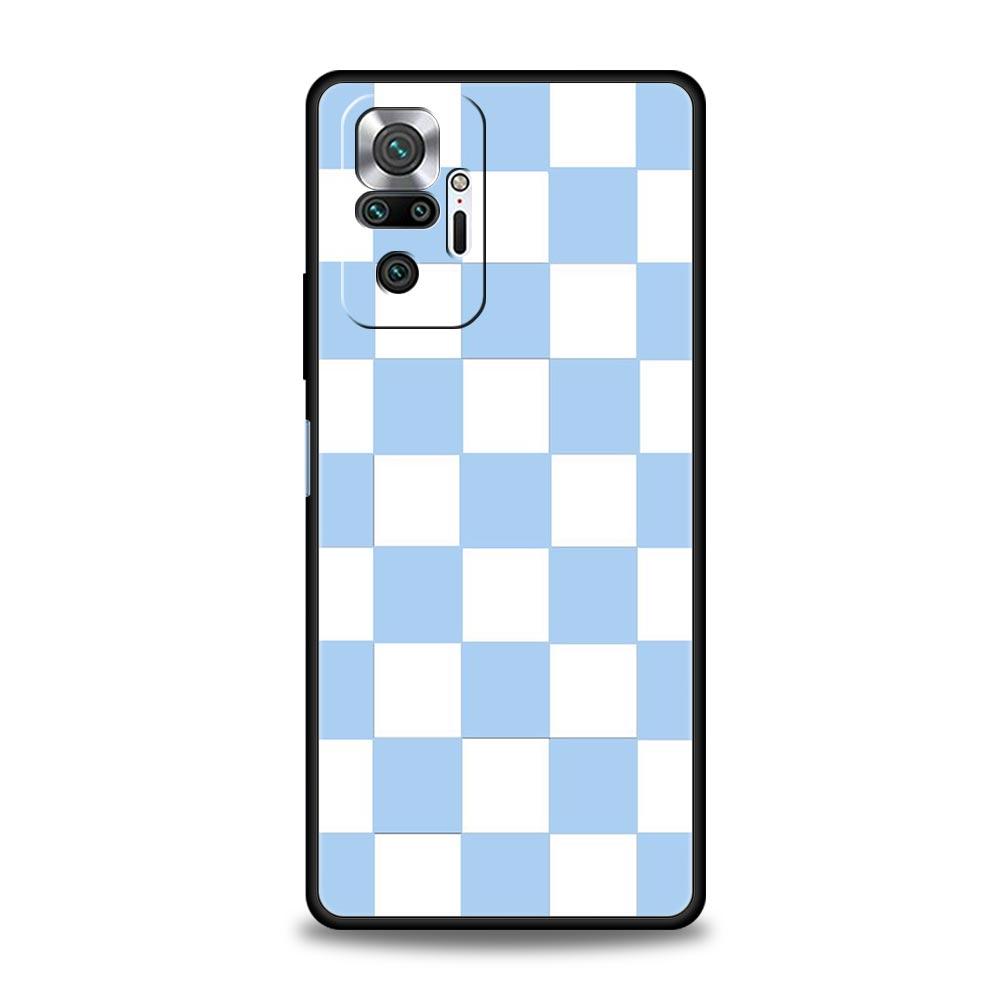 Phone Case For Xiaomi Redmi Note 14 13 12 5G 11 10 Pro Plus 4G 9S 9 14C 13C 12C 10C 9C 9A Cover Retro Classic Chess Board Grid