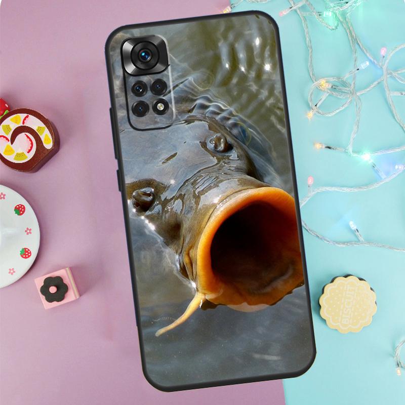 Common Carp Case For Xiaomi Redmi Note 13 Pro 14 9 10 11 12 9S 10S 11S 12S Redmi 14C 10C 12C 13C Cover