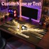 Pittsburgh Penguins Customized Name Text Mouse Pad, Large Desk Mouse Mat Personalized Home Office Present