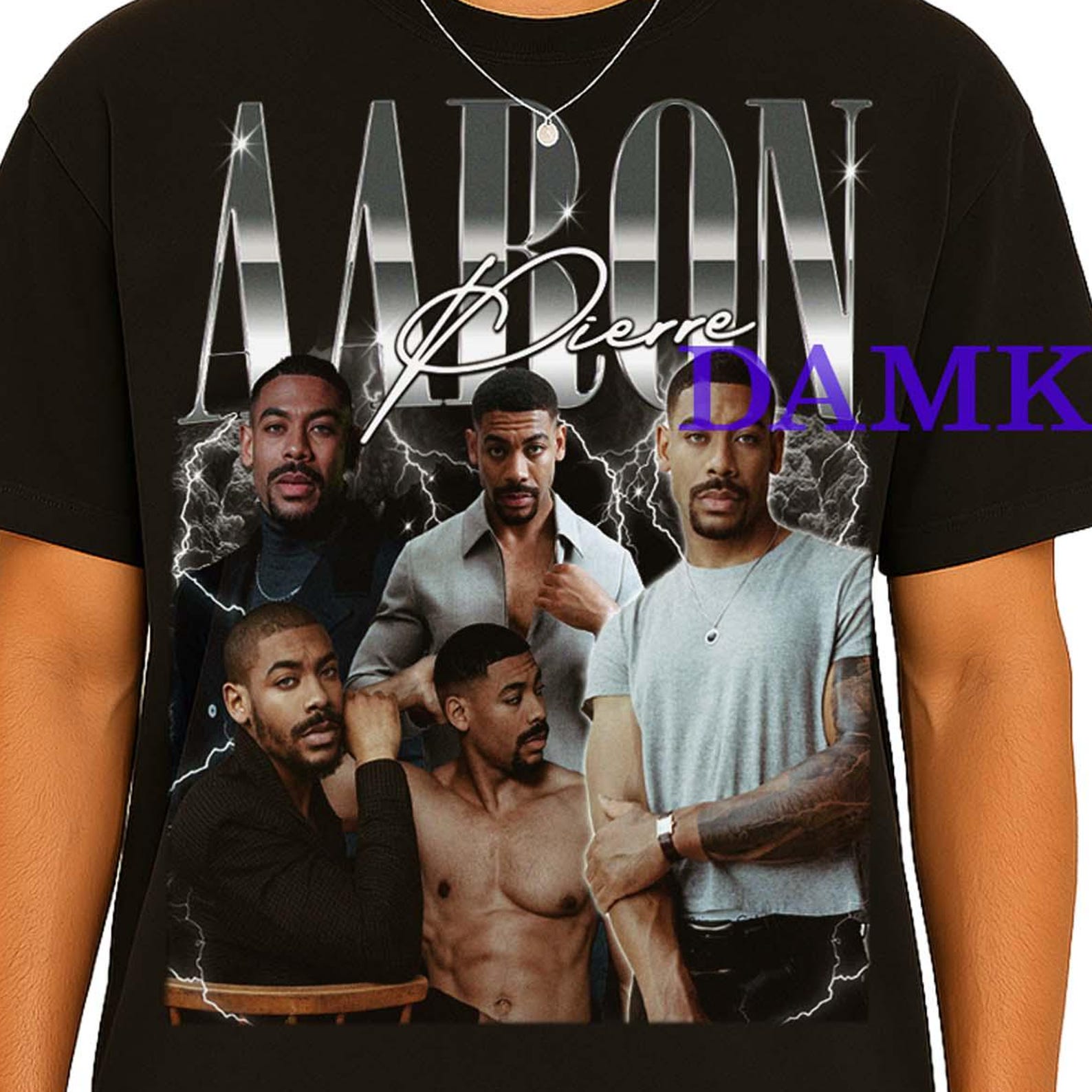 Aaron Pierre Shirt, Aaron Pierre Homage Retro Tshirt, Aaron Pierre Fan Tees, Aaron Pierre Retro Sweater, Aaron Pierre Merch Gift T-shirt 3XL