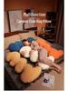 New Wave Plush Body Pillow for Side Sleepers - Long Pillow for Girls, Pregnant Women & Sofa Backrest