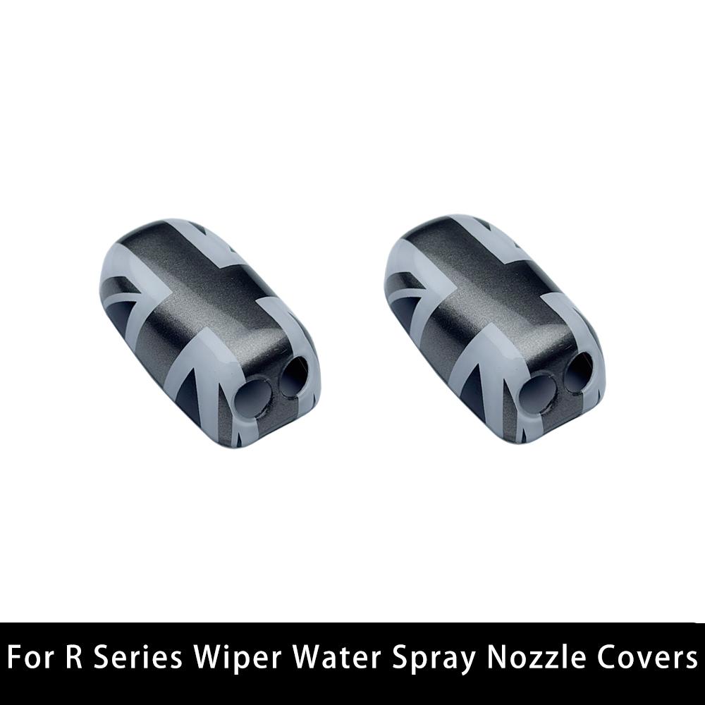 Car Wiper Water Spray Nozzle Covers For MINI One Cooper Countryman R60 Clubman R55 R56 R57 R58 R59 Auto Decoration Accessories