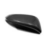 Bright black\Carbon Fiber Door Side Rear View Rearview Mirror Caps Cover Trim For Toyota Highlander 2015 2016 2017 2018  Car