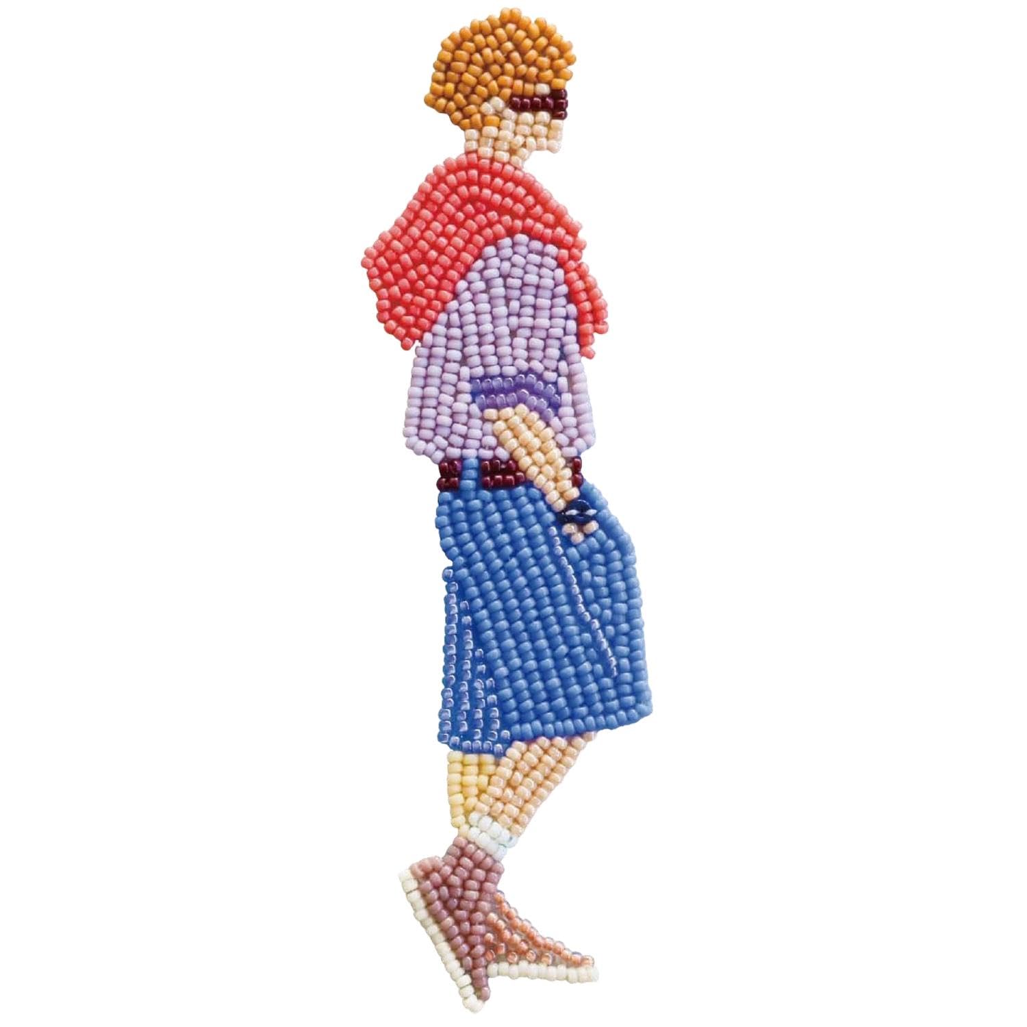 

MIYUKI Bead Embroidery Outing Brooch Bead Kit (Cherry Blossom Viewing) HCA29-3