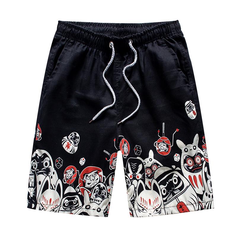 Men's Quick-Dry Beach Shorts: Summer Seaside Swim & Sports, Loose Five-Point Pants for Couples
