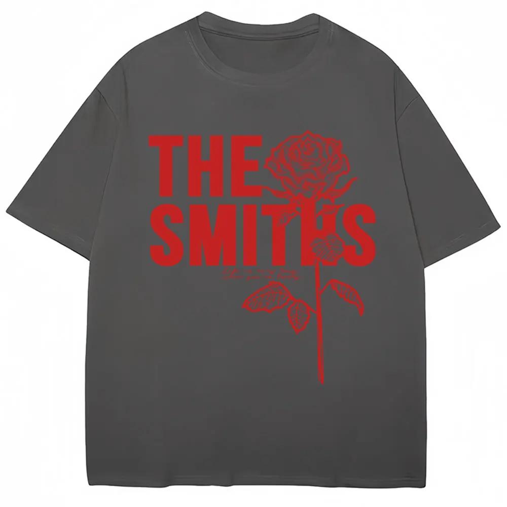 Rock Band The Smiths Grafik T-Shirt Herren Damen Mode Hip Hop Vintage Harajuku T-Shirts Übergroß Lässig Baumwolle T-Shirts Streetwear