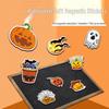 20pcs Halloween Soft Magnetic Stickers: Pumpkin & Ghost DIY Decor for Refrigerator & Car