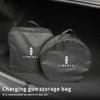 EV Car Charging Cable Storage Box Electric Vehicle Charger Cables Carry Bag For Lincoln MKZ MKX Aviator Navigator Continental MK Q2