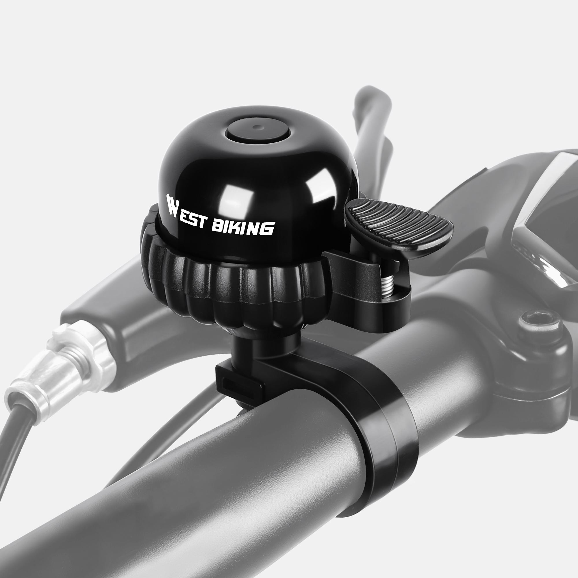 

WEST BIKING Aluminum Alloy Bicycle Bell for Road Mountain Bike Horn Waterproof Safety Warning Alarm