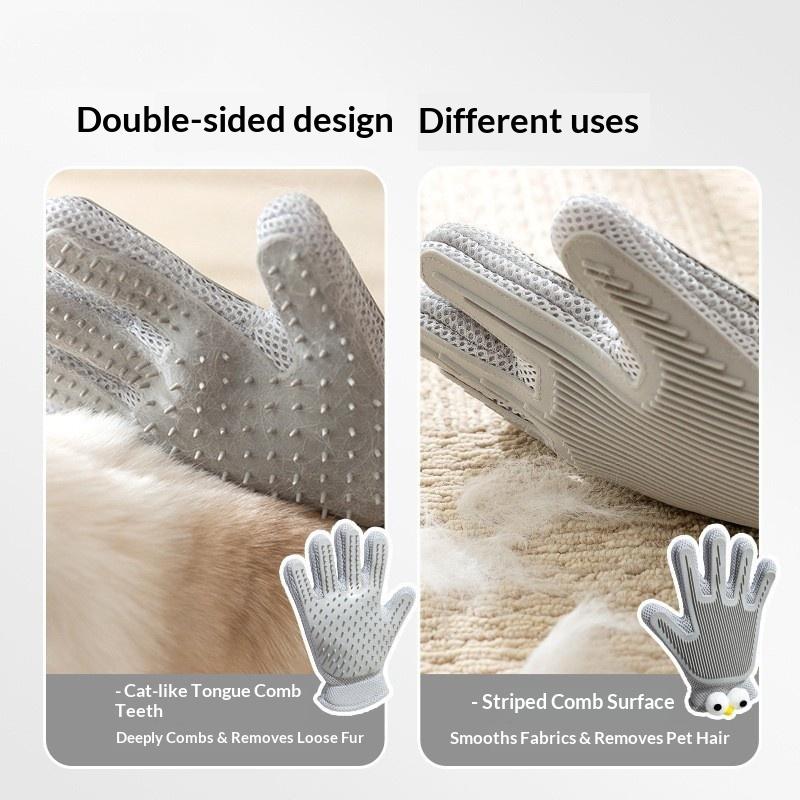 Pet Cleaning Gloves, Cat Hair Combs, Petting Brushes for Removing Loose Fur, Dog Bathing Supplies and Other Pet Products
