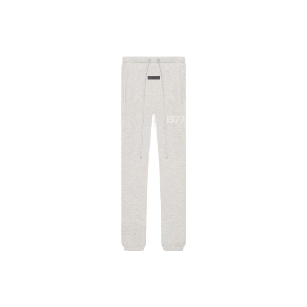 Fear of God Essentials 1977 Series SS22 Drawstring Knit Sweatpants Men Bottoms Light-Oatmeal FOG-SS22-020
