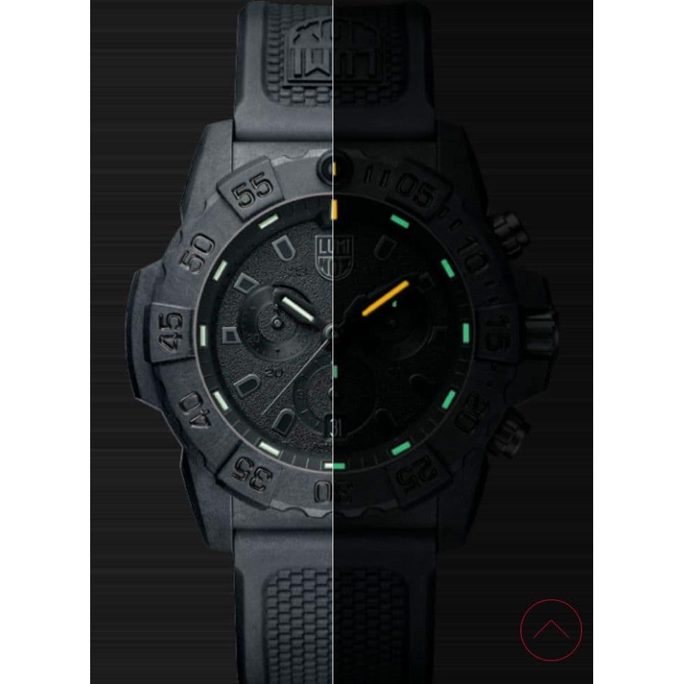 Used Ultra Limited Edition!! Luminox Navy SEALs Chronograph 3580 Analog