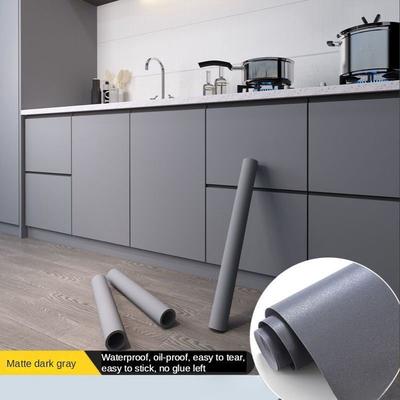 40cm Self-adhesive Vinyl Furniture PVC Adhesive Wall Wallpaper Room Decoration Removable Wallpaper Stickers In Rolls Solid Color