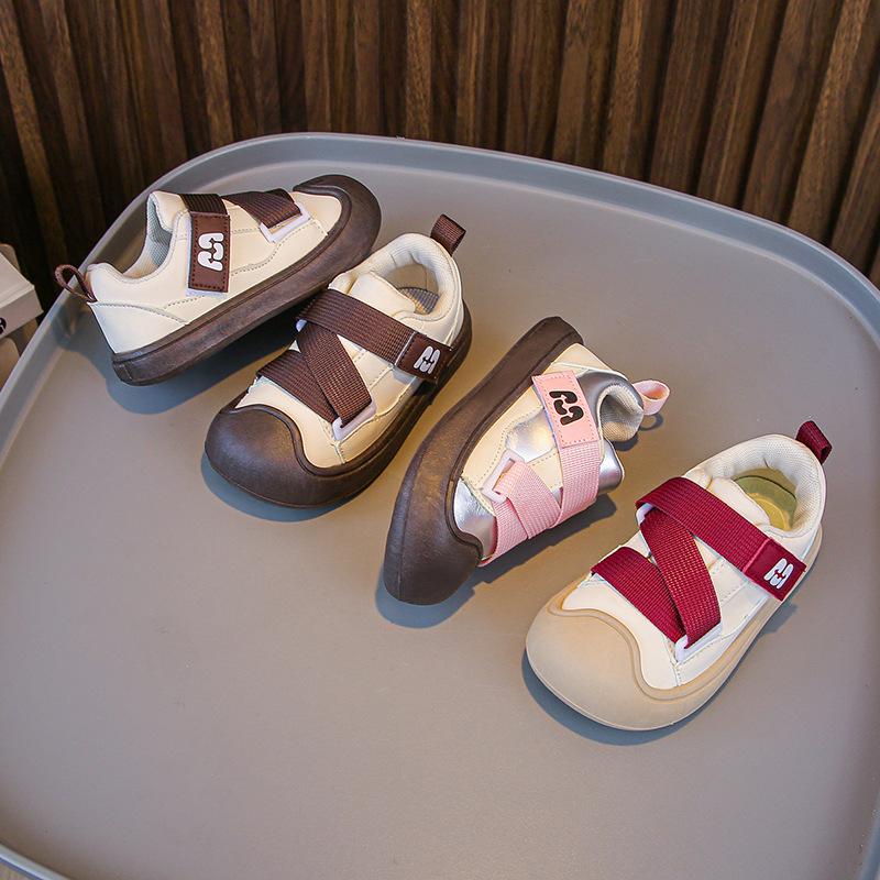 Korean Version of Children's Sports Shoes Spring and Autumn New Versatile Boys' Casual Shoes Girls' Single Shoes Soft-soled Baby Toddler Shoes