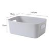 Desktop Storage Basket Stackable Vanity Bin for Home Closet Bathroom M