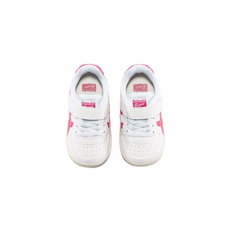 Onitsuka Tiger GSM Slip Resistant Abrasion Resistant Slip Resistant Abrasion Resistant Low top Toddler Shoes White Red 1184A023-102