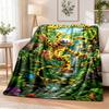 Marsupilami Flannel Throw Blanket Soft Warm Cozy For Sofa Bed Indoor Home Bedroom Use