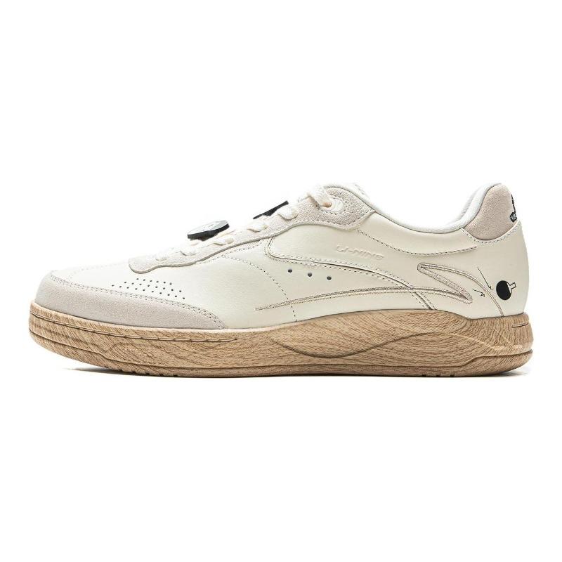 Li-Ning X XUPERMAN Heguang Унисекс Низкие Скейт-Кеды Цвет Небеленая Белый Толстая Подошва Комфорт Амортизация AGCV447-1 43