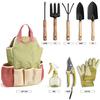 9Pcs Garden Tool Set with Storage Bag, Outdoor Gardening Scissors Kit Gift for Gardeners