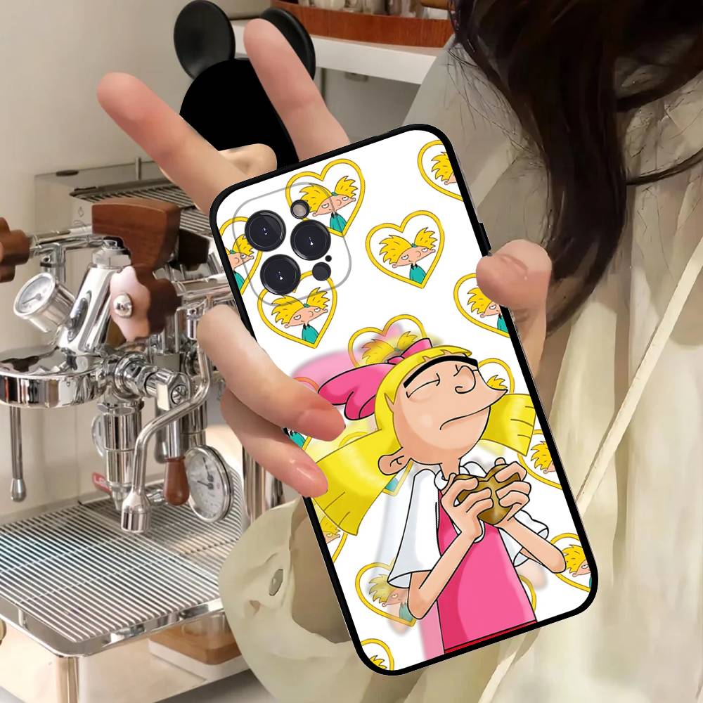 

Hey A_Arnolds Cartoon For IPhone 17 16 15 14 13 12 11 Pro Max 13 17Air Shockproof Soft Phone Cases Coque iPhone 11 pro