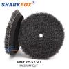 Sharkfox 5/6 Inches Natural Long Fur Wool Polishing Pad for Wax Compound Cutting and Scrach Remove Disc Buffer Pad for Car Care