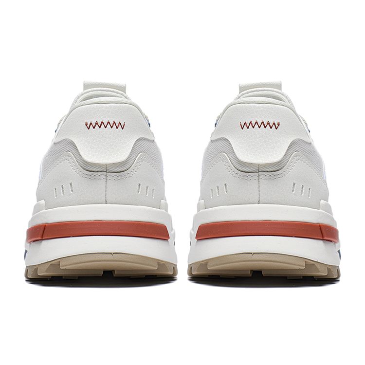 Li Ning Cheng Feng 2.0 Fabric Synthetic Leather Color Block Non-Slip Wear-Resistant Low-Top Sports Casual Shoes Men Sneakers Off-White AGCT155-5