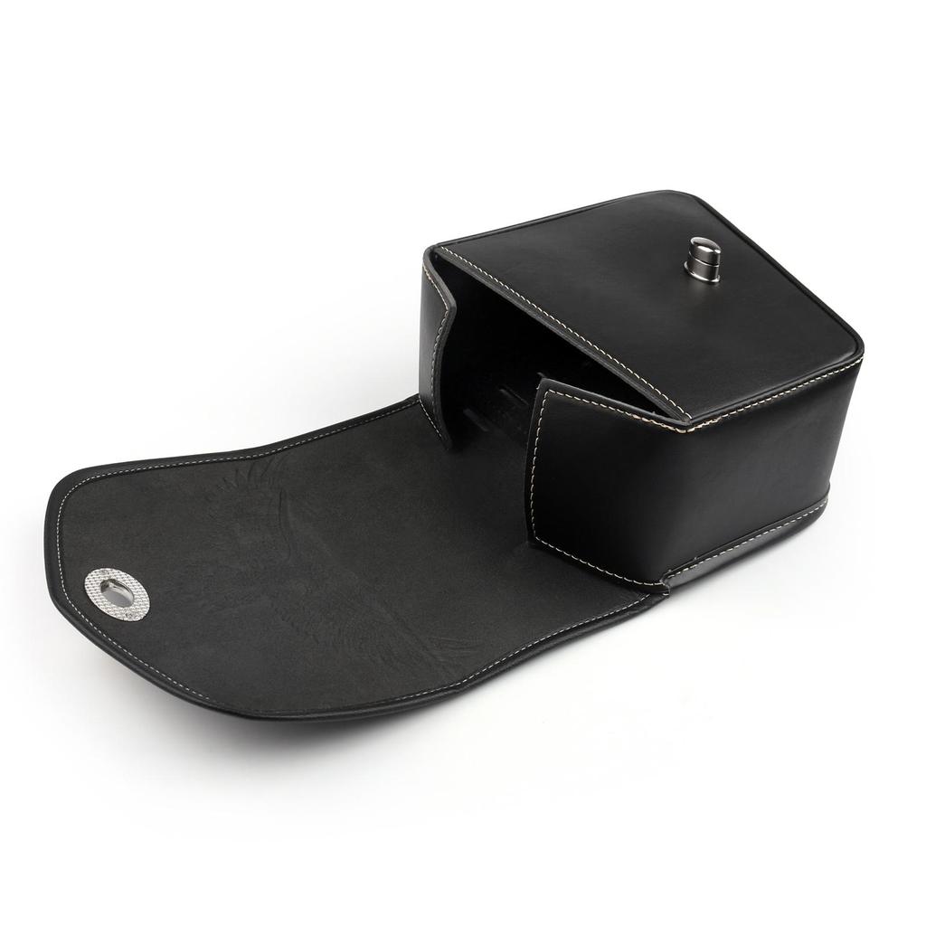 PU Leather Left Right Side Saddlebag Saddle Bag For Harley Sportster XL 883 XL 1200