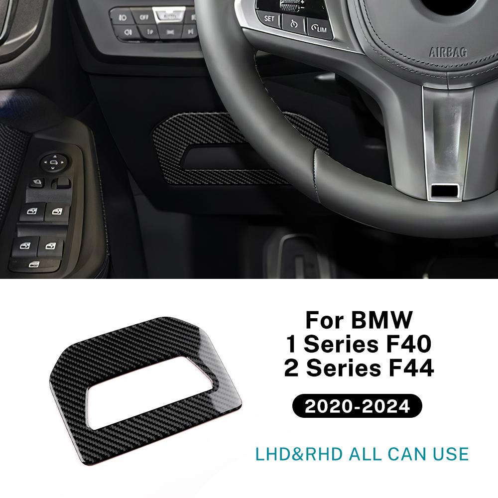 

Real Soft Carbon Fiber Sticker for BMW F40 F44 1 2 Series 2024 LHD RHD Car Fuel Box Panel Trim Accessories for F44
