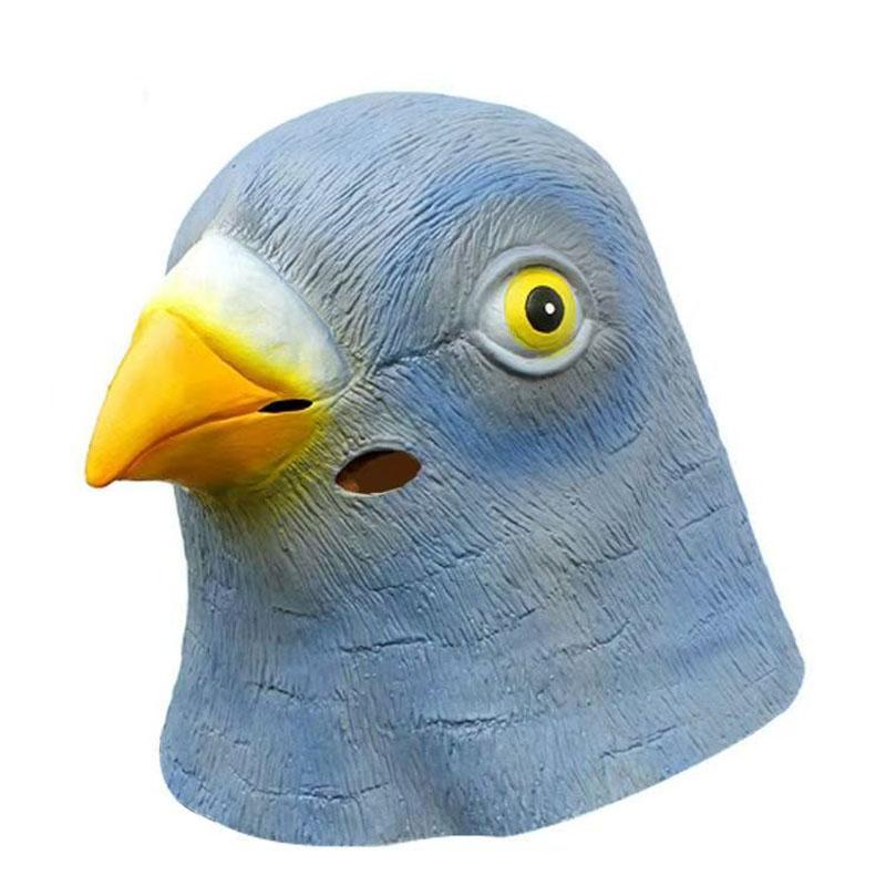 Halloween Latex Full Head Mask for Adults & Kids Pumpkin, Animal, Fox, Panda, Monkey Character Cosplay Costume Accessory
