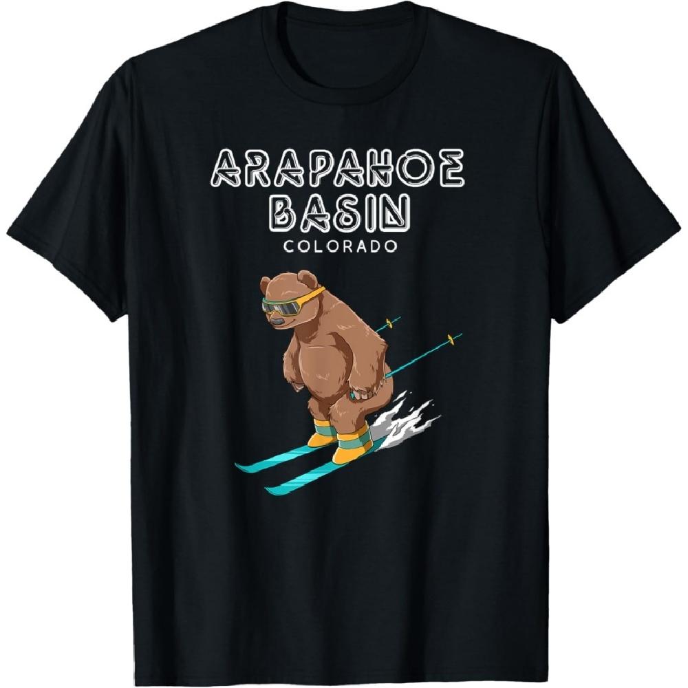 

Arapahoe Basin Colorado - Funny Ski Grizzly T-Shirt S