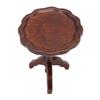 1/12 Scale Mini House Miniature Round Wooden Coffee Table Miniature Dollhouse Furniture Dining