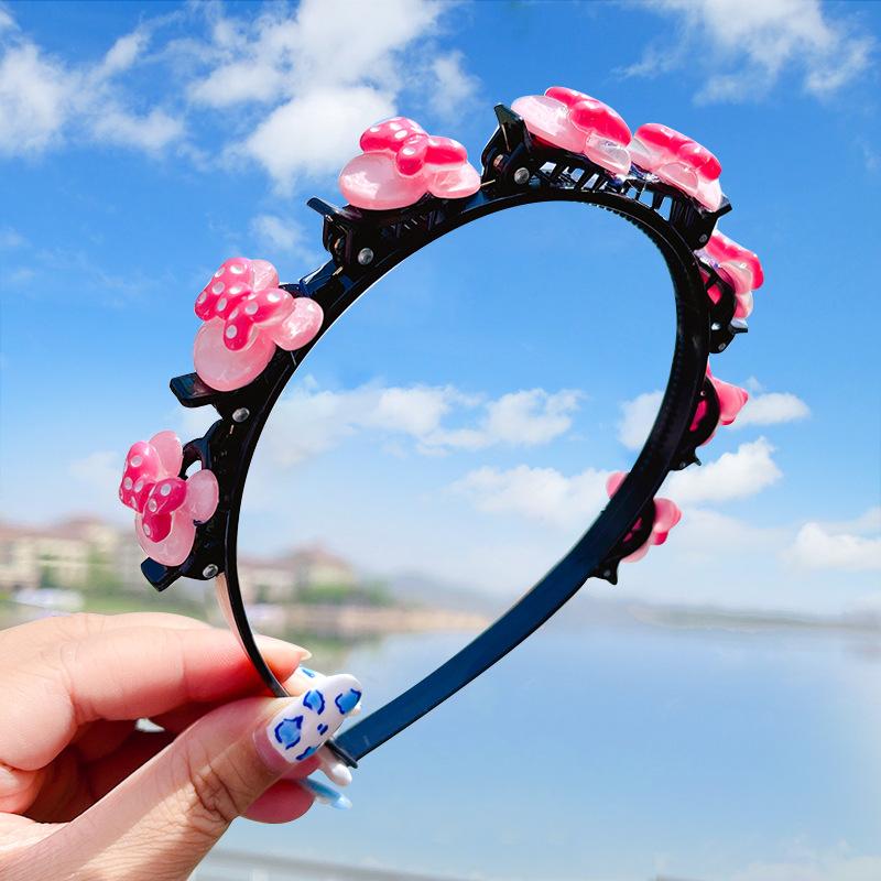 New Cute Cartoon Hairbands Girls Flowers Fruits Shape Hair Hoop Bands Korea Headwear Children for Kids Hair Accessories Gift