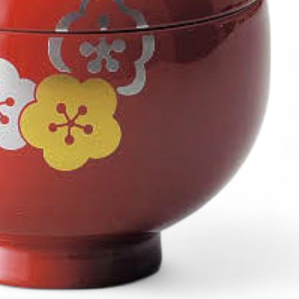 J-kitchens Lacquerware Bowl, Hand-painted, PID-526806, Made in Japan