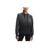Under Armour Solid Color Cotton Training Hoodie Women Hoodies Gray 1370978-010
