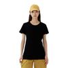 Moncler Round Neck Pullover Short Sleeve T-Shirt Women T-Shirts Black 8C73200V8058999