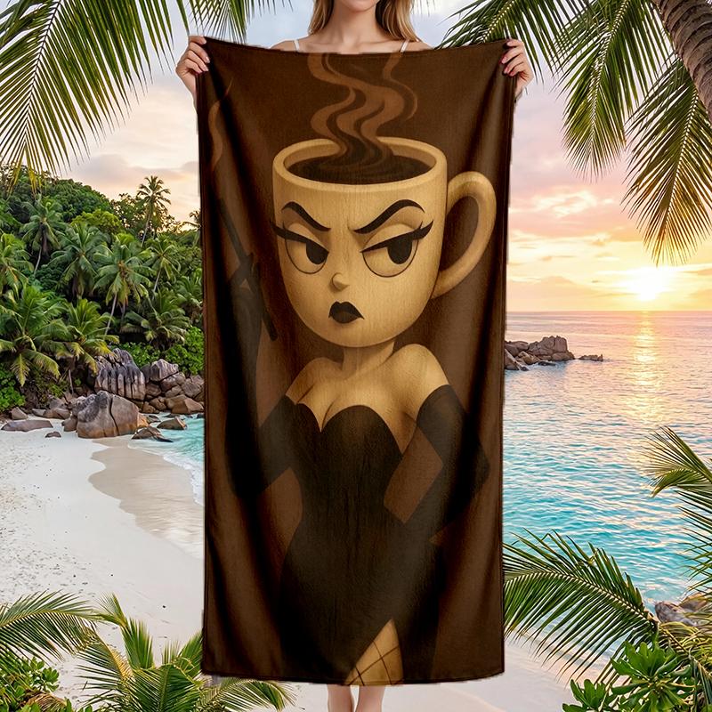 Brainrot Fashion Beach Towel: Ideal for Summer Adventures Soft, absorbent and quick drying suitable for swimming and bathing