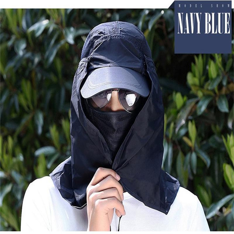 UV Protection Fishing Hat Mountain Climbing Sun Shading All Directional Quick Drying Sport Hiking Camping Visor Face Neck Cover