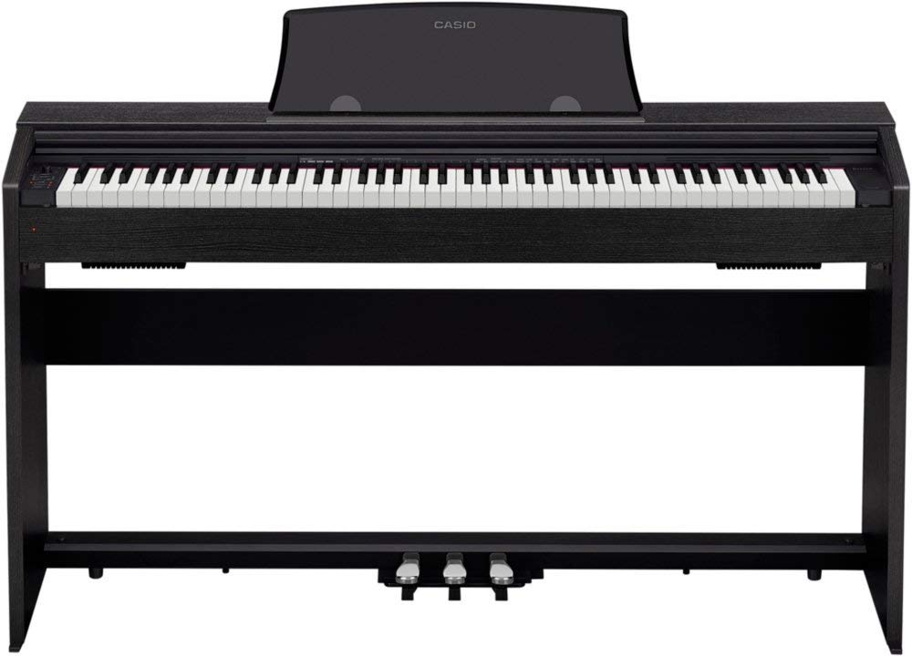 CASIO electronic piano Privia Black wood finish 88-key PX-770BK