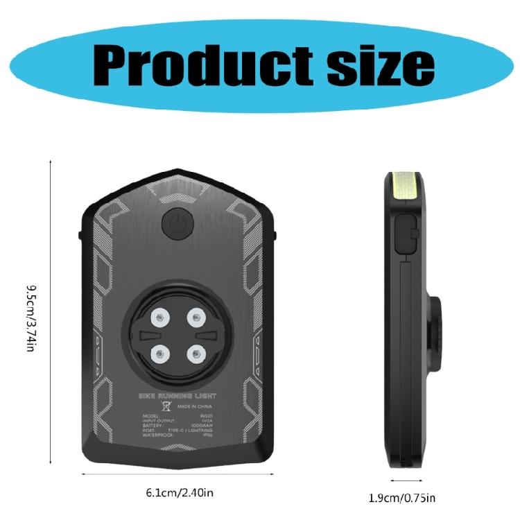 Efficient Bicycles Light and Odometers Suit Cycling Safety Light Upgraded Light for Safe Cycling On Country