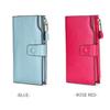 Women Multi Card Slots High Capacity Clutch Bag RFID Credit Card ID Holder Genuine Leather Long Wallets for Womens Cell Phone Pouch Purse
