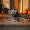 Crawling Ghost Decoration Creepy Animated Halloween Prop Large for Entryways
