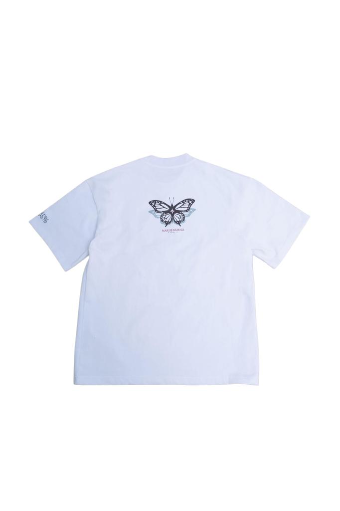 [Yushin Rengetsu Co., Ltd.] STEINS;GATE Makise Kurisu Ink Painting Style White Monochrome T-Shirt (JP, Alphabet, XL)