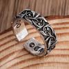 Vintage Open Style Personalized Design Eternal Ring for Couples
