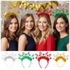 Cute 2026 Happy New Year Headband Sequin Glitter Hair Hoop Star Strip Headwear  Party Decoration