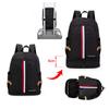 Men's Sports Backpack Women's Waterproof Bag Purse Back To School Men's Foldable Travel Backpack with Shoe Storage for Gym