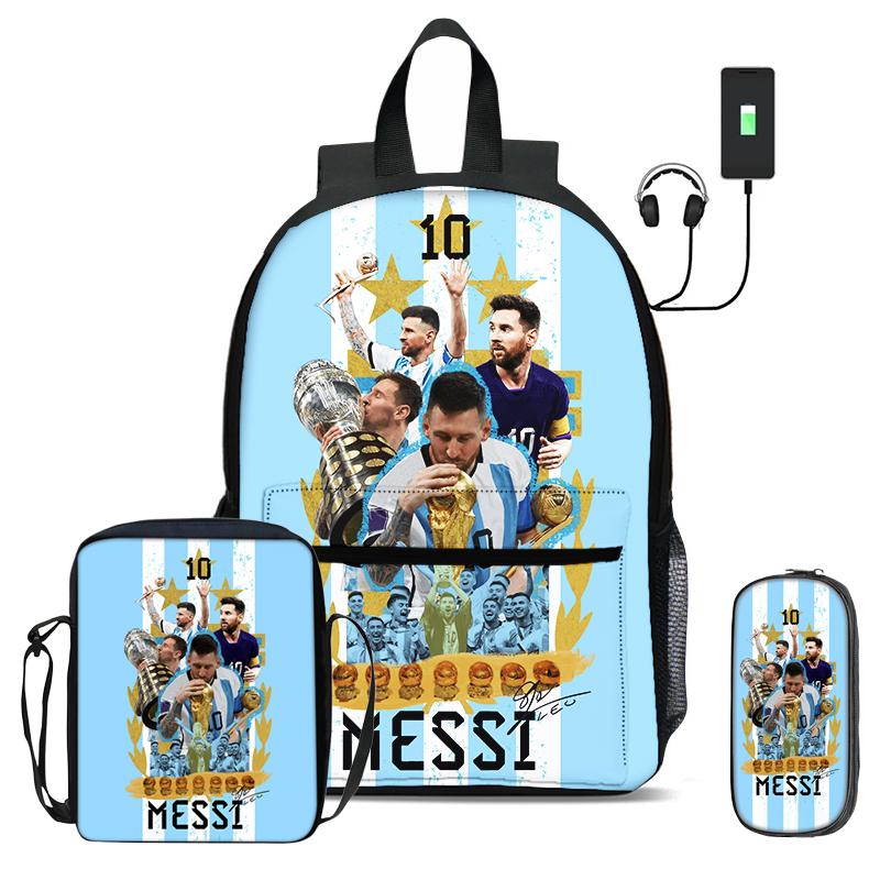 M-Messi 3 gab. komplekts Skolas soma