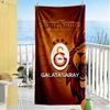 Galatasaray Personalized Text Beach Towel Super Soft Absorbent Ideal For Travel Outdoor Swim Pool Yoga Surf Camping Hiking Gym Gift Holiday
