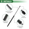 Motoforti Universal Lift Support Strut Shocks 27"/686mm 100lb/445N/44.5kg Black, Set of 2